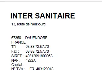 Inter sanitaire