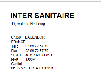 Inter sanitaire