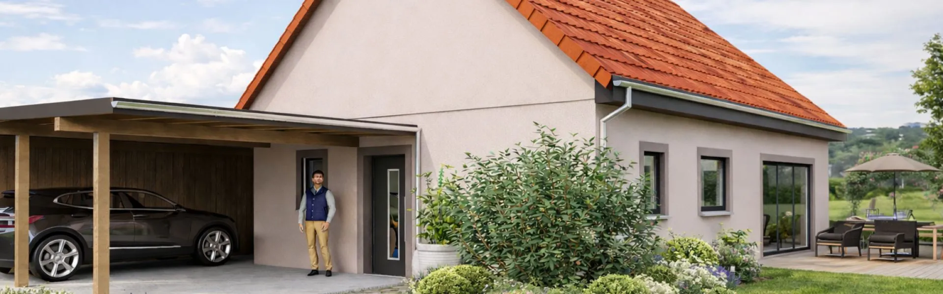 Projet de construction d'une maison 79.3 m² avec terrain à PREUSCHDORF (67)