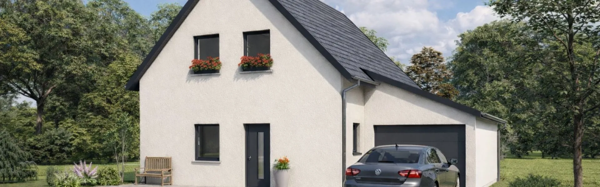 Projet de construction d'une maison 107 m² avec terrain à DACHSTEIN (67)