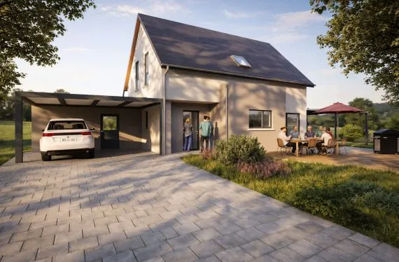 Maison 100 m² sur terrain 506 m²