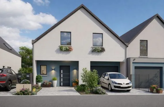 Maison 105 m² sur terrain 227 m²