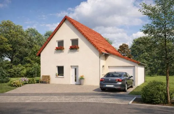 Maison 107 m² sur terrain 500 m²