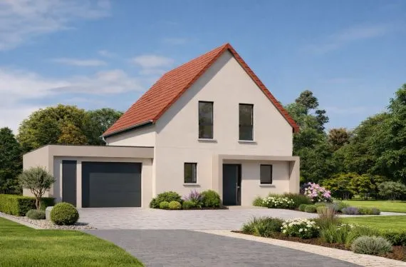 Maison 85 m² sur terrain 500 m²