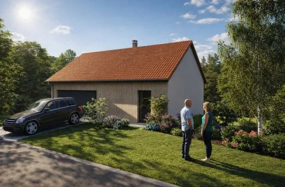 Maison 78 m² sur terrain 1104 m²