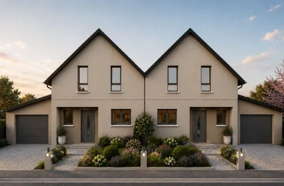Maison 90 m² sur terrain 256 m²