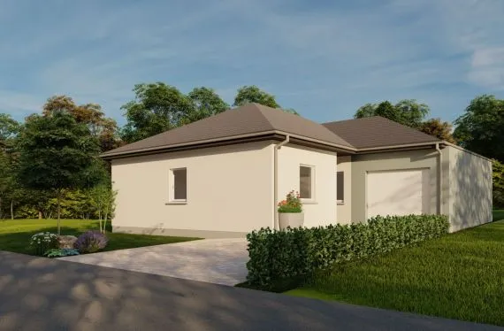 Maison 96 m² sur terrain 428 m²